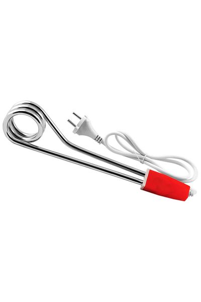 flores Electric kettle, immersion heater 225 mm, red, 1500 W