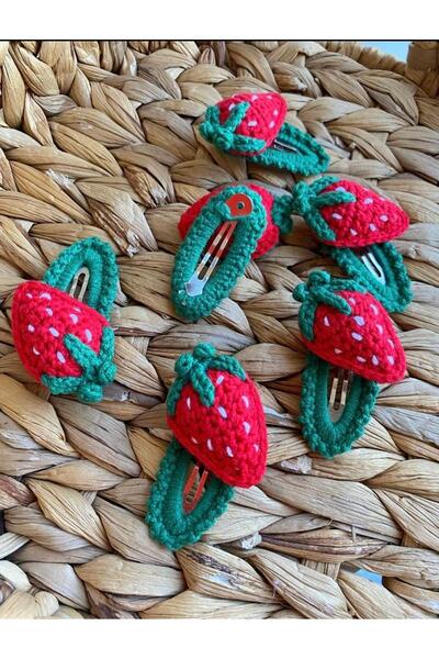 ArdenKids Çilek Amigurumi Klips Toka