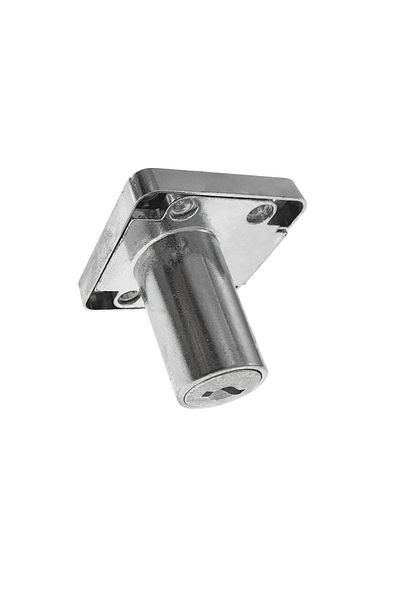 OEM Set de încuietori pentru mobilă, FAM-65367, cu cilindru și 2 chei, cromate, dimensiuni 41 x 40 x 38 mm