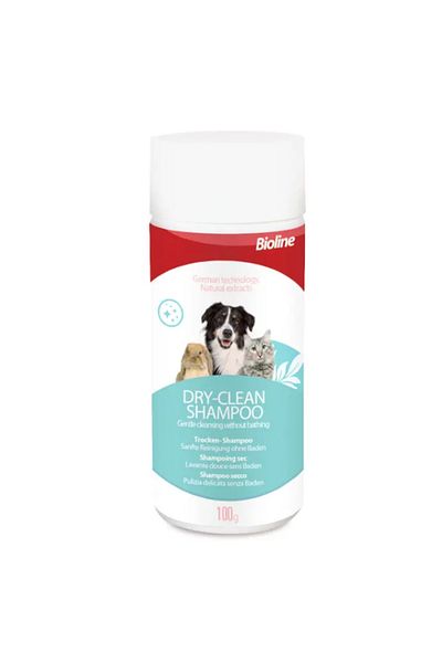 Bioline Bioline Dry Clean Shampoo Foam 100g - Waterless Cleaning for Dogs & Cats