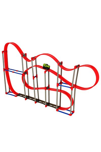 OEM Anti-Gravity Car Race Track, 120 Elements, Magnetic Electric Car, 123x66x8cm