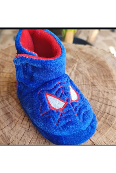 Pandalina Cırt Cırtlı Erkek Çocuk Panduf Kaydırmaz Taban Anaokulu Kreş Ev Ayakkabısı