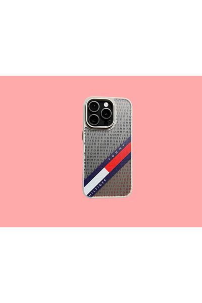 Tommy Hilfiger Phone case compatible with iPhone 13 Gray, Red, Blue
