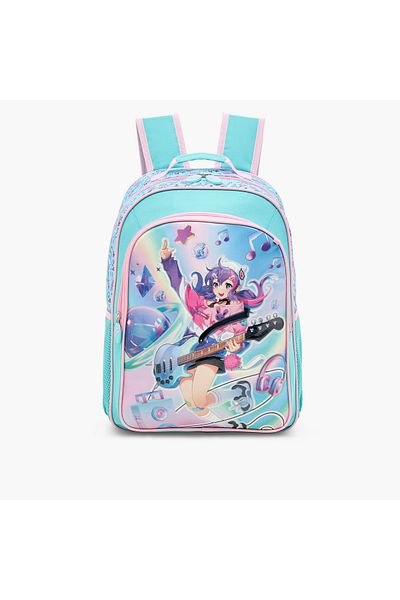 Juniors 5-Piece Graphic Print Backpack Set - 16 inches