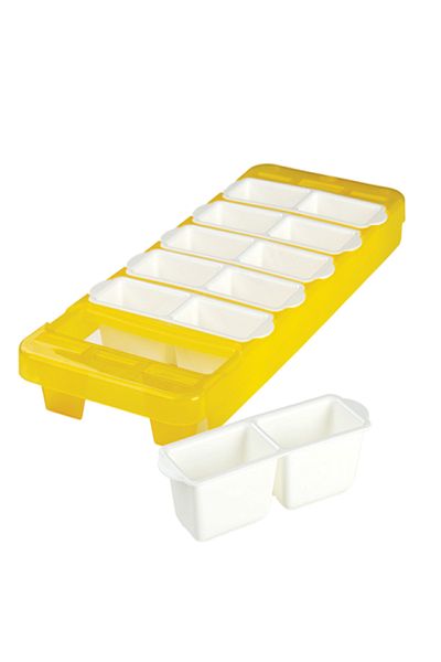 Snips 6-Grid BPA Free Plastic Easy-to-Use Lightweight Ice Cube Maker