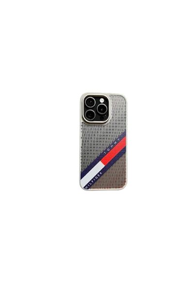Tommy Hilfiger Phone case compatible with iPhone 15 PRO Gray, Red, Blue