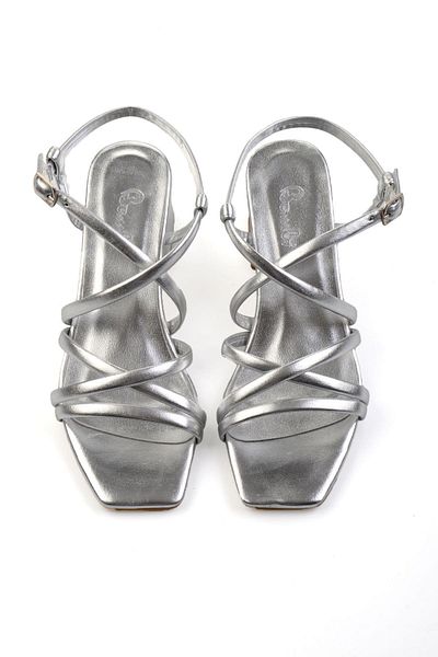 Bambi Metallic Lame Women's Sandals K05124002709