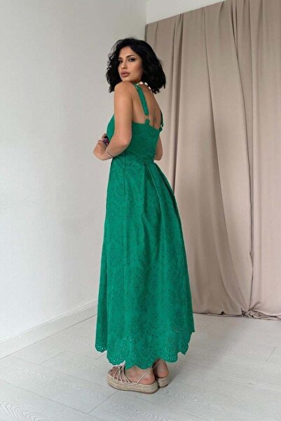 Essence Bouteille Φόρεμα με πράσινο λουράκι