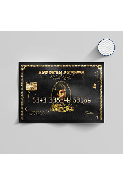 Yzc Store Tony Montana - Scarface Tablo - American Express Kanvas Tablo