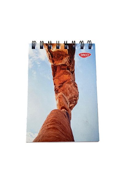 daço Daco A6 Ruled Spiral Notepad, Size 14.7x10.5 cm, 80 Sheets
