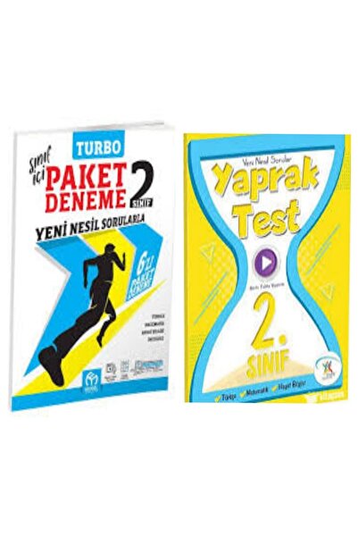 MODEL EĞİTİM YAYINCILIK 2. Sınıf Turbo Paket Deneme Ve Tüm Dersler Yaprak Test
