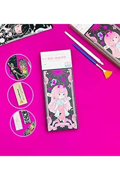 Genel Markalar Siyah Kazıma Defteri Scratch Painting AC BOX 861931