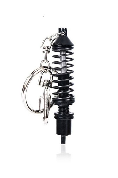 Mega Oto Market Auto Car Keychain Coilover Adjustable Black Metal