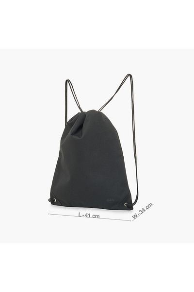 Warner Bros Batman Logo Print Drawstring Backpack - 16 inches