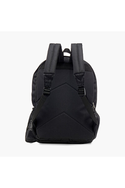 Juniors Solid Backpack with Adjustable Straps and Zip Closure - 16 inches