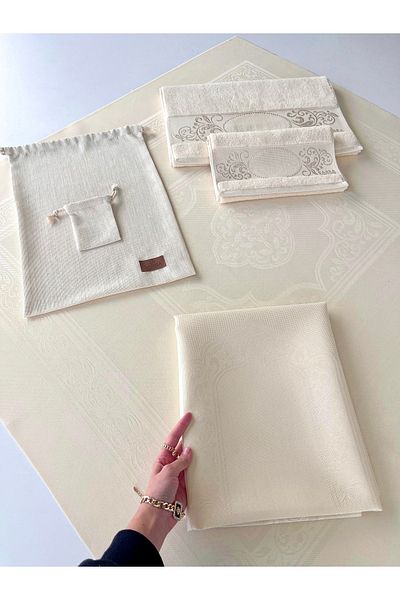 sarra Set of 6 Processable Engagement Wedding Set - Capuchino