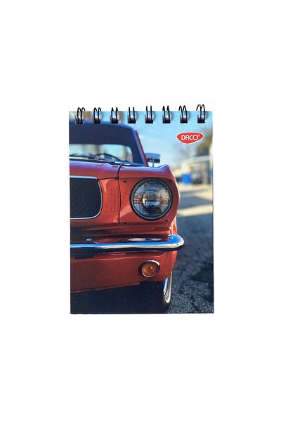 daço Daco A6 Spiral Notepad with Math Grid, Size 14.7x10.5 cm, 80 Sheets