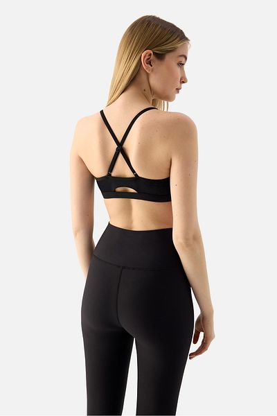 Superstacy Lara Black Sports Bra