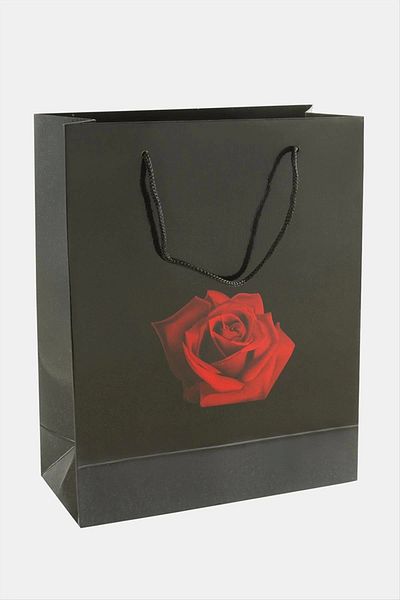 hayalimsah 20*25 Rose Drawstring Cardboard Bag 1 Piece