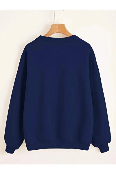 DAXİS Sportwear Company 2'li Sıfır Yaka Unisex Oversize Sweatshirt