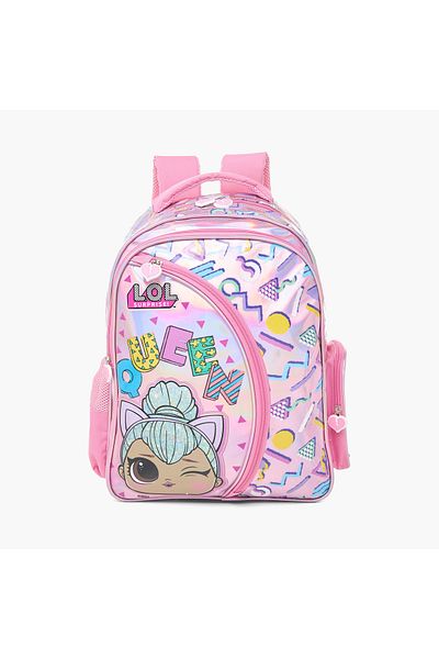 MGA L.O.L. Surprise! Print Backpack with Adjustable Straps and Zip Closure - 16 inches