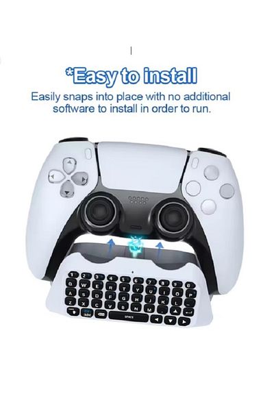 İys For PS 5 Elite Controller Wireless Keyboard Controller Keypad Chat Pad For PS5 Elite DualSense