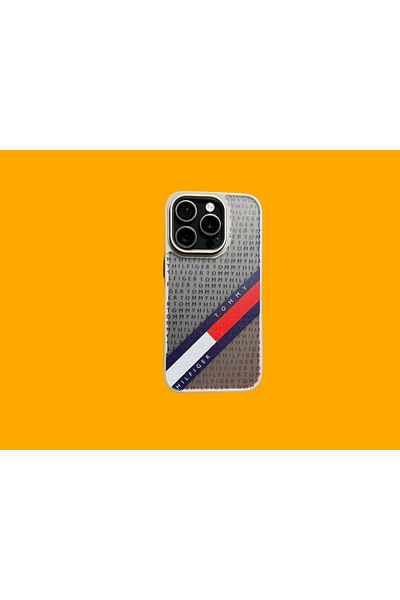 Tommy Hilfiger Phone case compatible with iPhone 16 PRO Gray, Red, Blue