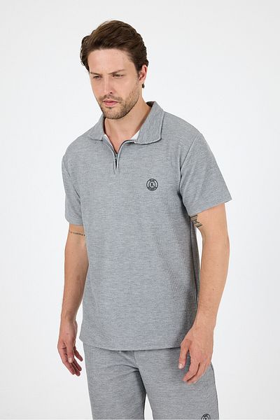 Rodi Oversize Crew Neck Short Sleeve Men's T-Shirt Loose Casual Fit, Summer Men's Basic T-Shirt 7840