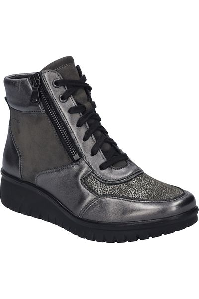Josef Seibel Calais 02 | Stiefelette für Damen | Grau Calais 02, anthrazit-kombi