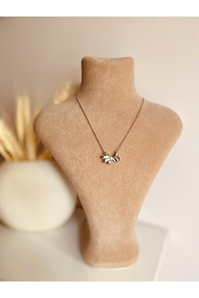 İŞLEMELİ VİNTAGE FİYONK ÇELİK KOLYE SILVER