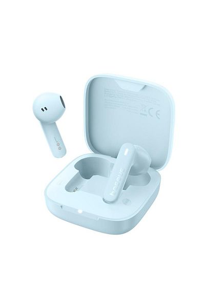 Baseus Căști Bluetooth fără fir, TWS, USB-C, cu stație de încărcare, rezistente la praf IPX4, albastre