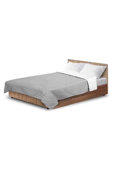 shumee Ultrasonic quilted blanket 220x240 cm gray and white