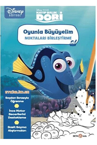 Beta Kids Yayınları Disney Eğitsel Oyunla Büyüyelim Noktaları Birleştirme Kay...