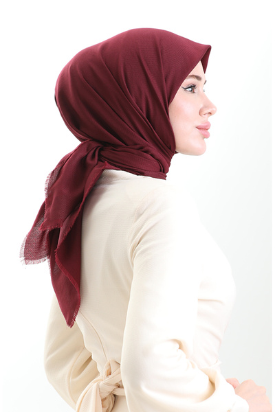 sefamerve Κασκόλ Koton Jacquard 90199-09 Plum