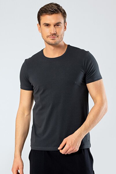 Cacharel 95% Cotton 5% Lycra Crew Neck Men's T-Shirt
