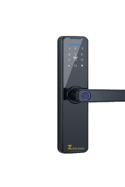 Z Zeleno Smart Lock with Fingerprint for Apartment, Bedroom, Hotel, Office, Storage, Wireless Smart Lock with