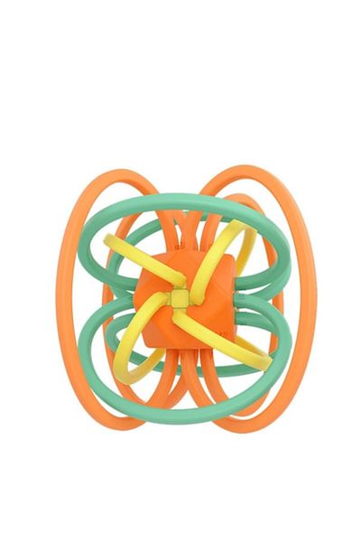 tumama Interactive Educational Baby Toy Rattle, Silicone Maze Design, Age +3 Months, Multicolor