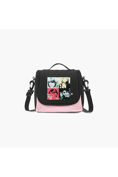 Celebrtyicons Swifties Print Lunch Bag with Detachable Strap and Zip Closure