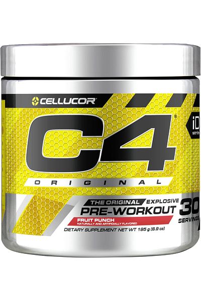 Cellucor C4, Pre Workout, 195g, Fruit Punch, 30 Servings