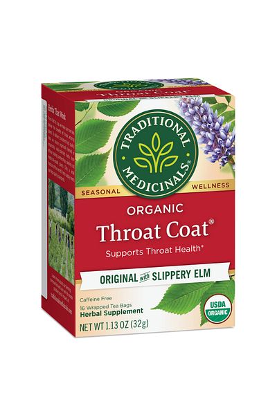 TRADITIONAL MEDICINALS Throat Coat 16 Tea:00013