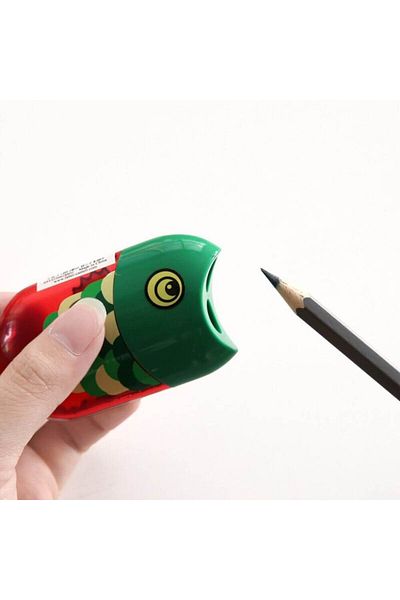 OEM Faber-Castell Sharpener with Eraser, Fish Model