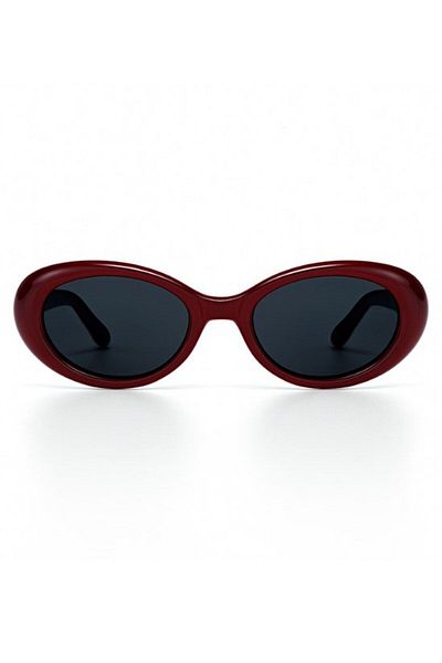 Lexi Bella Burgundy Women's Sunglasses with Uv 400 Protection Burgundy Color Frame Ce Certificated Sunglasses
