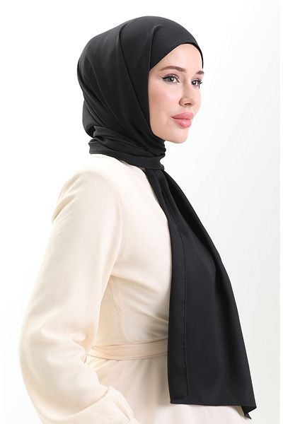 sefamerve Medina Silk Sandy Σάλι 81075-09 Μαύρο