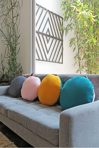 Bundera Fridae 4-Piece Combination Set Silicone Cushion Decorative Colorful Throw Pillow Pillow Set