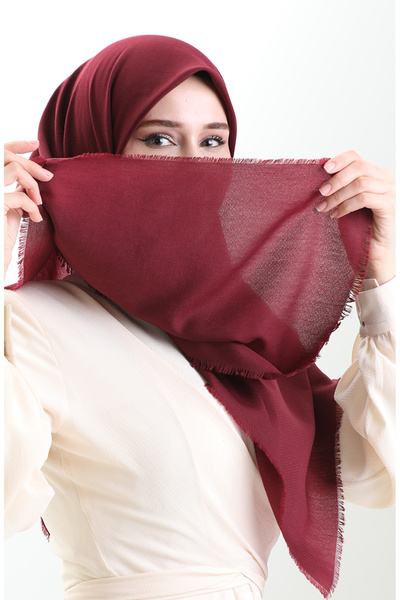 sefamerve Κασκόλ Koton Jacquard 90199-09 Plum