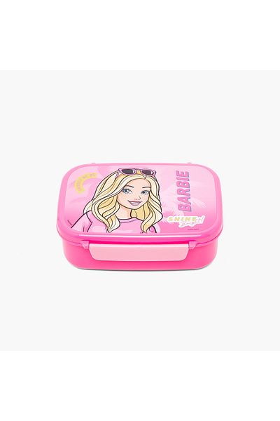 mattel Barbie Print Lunch Box