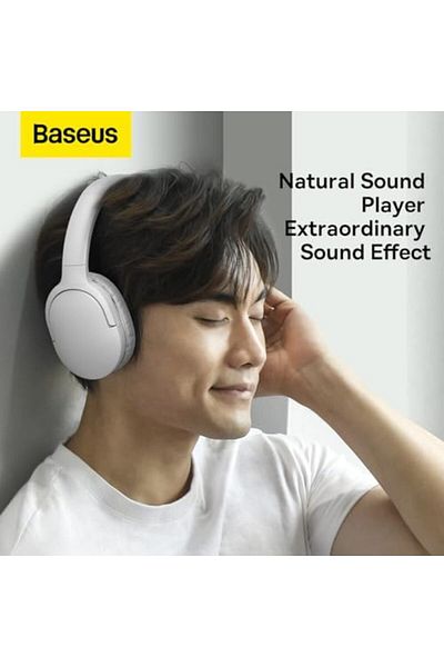 Baseus Encok Bluetooth Headphone Over Ear, D02 Pro Wireless Headphone With Soft Cushion & Foldable,