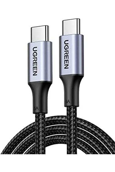 Ugreen USB C Cable 1M, Braided 100W Power Delivery PD Super Fast Charge Cable USB C to Type C