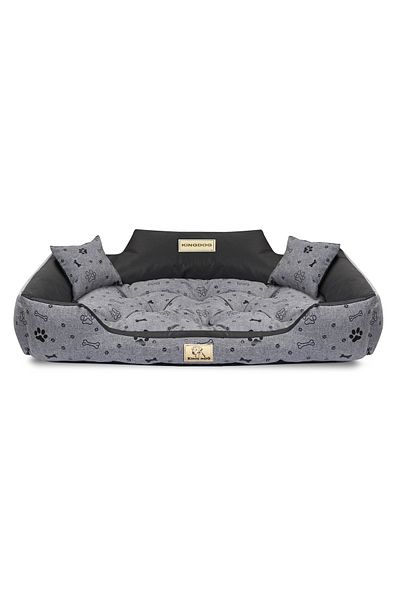 shumee Pat pentru câini KINGDOG 100x75 cm personalizat impermeabil cu oase negre
