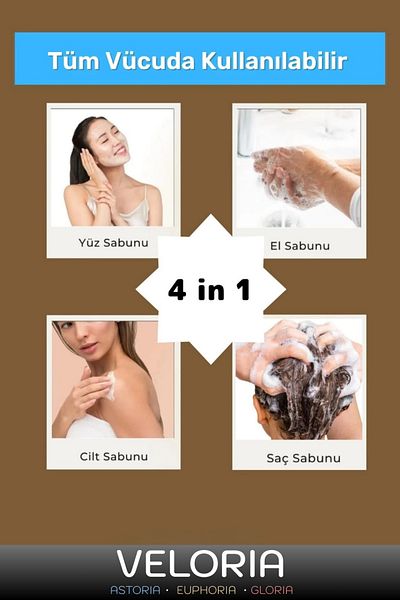 Veloria Premium Series 100% Natural Organic Facial Hair Body Skin Balancing Beautifully Scented Donkey Milk Soap 3 Pieces